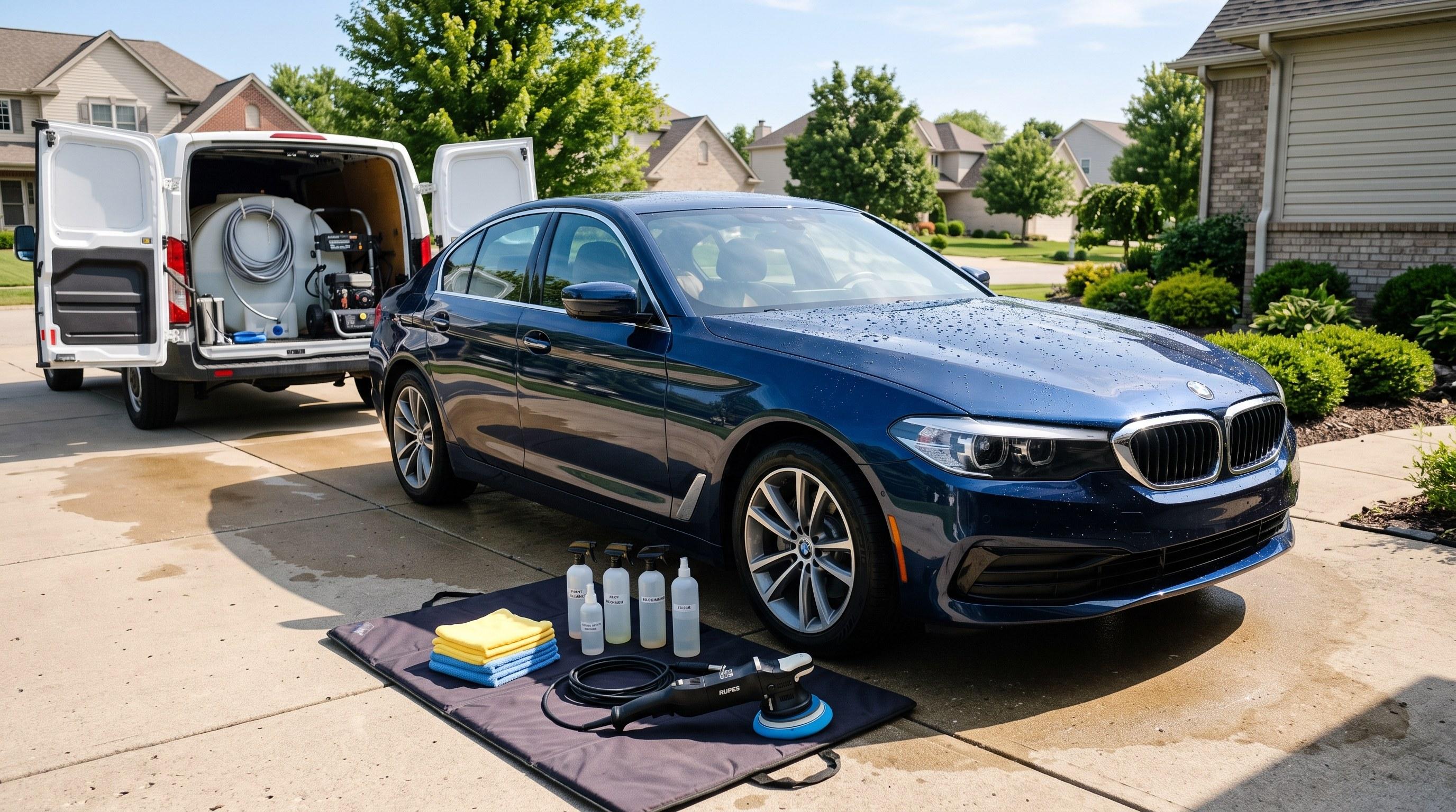 Mobile Car Detailing Side Hustle: How to Earn $2,000-$3,000 a Month on Weekends in 2026