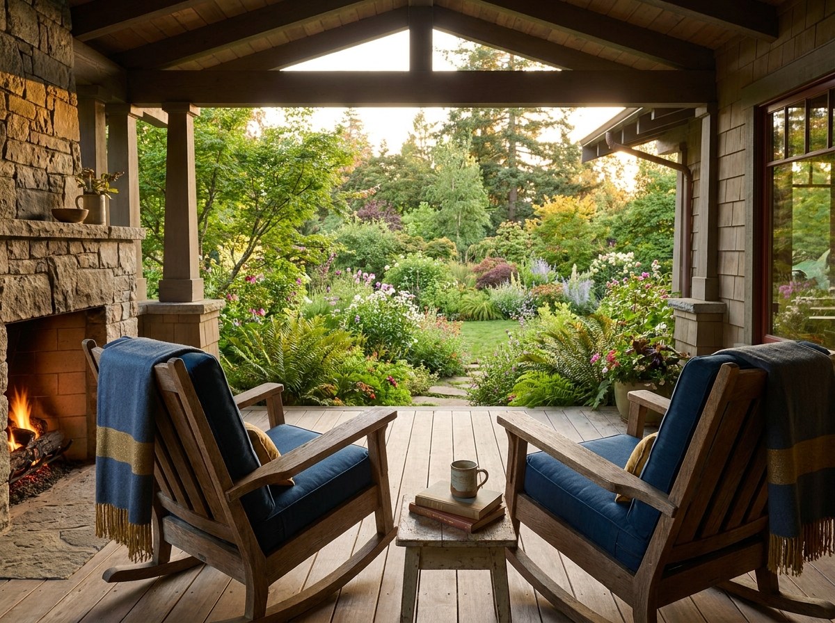 Calm secure retirement porch scene representing steady income from investing in bonds